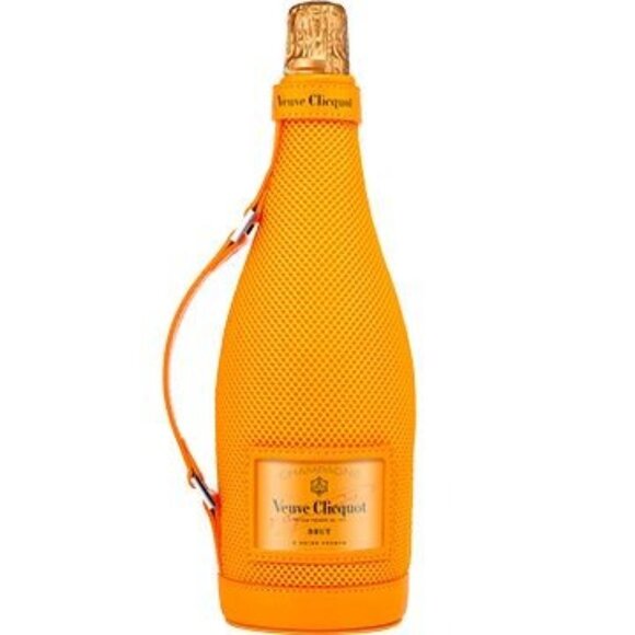 Veuve Clicquot Yellow Label Brut Insulated Ice Jacket Set Of 3 Stylish Travel Ca - Picture 1 of 11